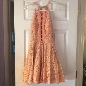 Windsor✨Spring/Summer Peach Lace Dress